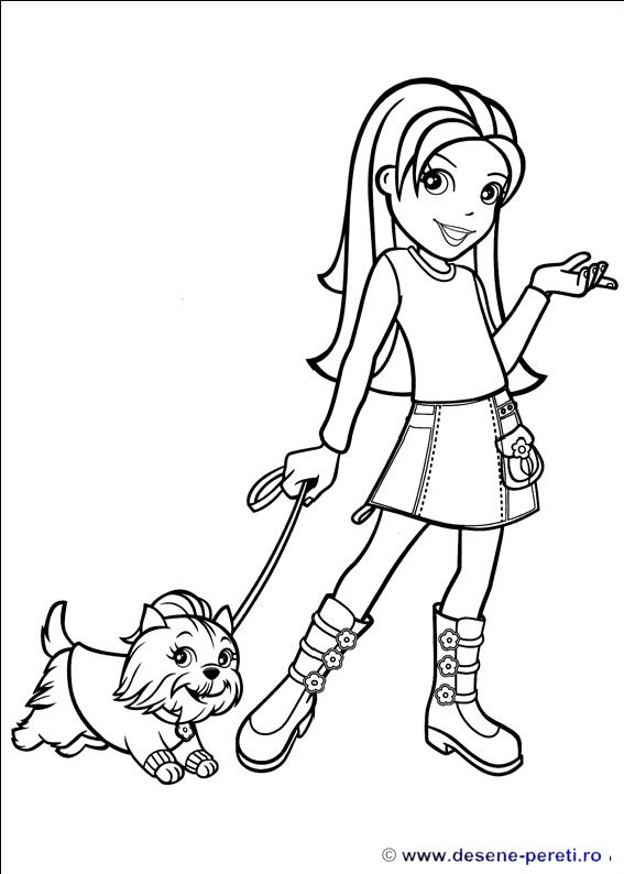 polly pocket desene colorat